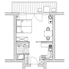 Apartment type D - Floor plan